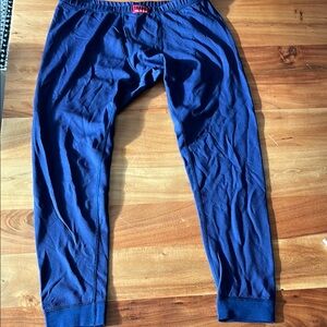 Helly Hansen Base Layer Deep Purple Pants with elastic waist men’s size large